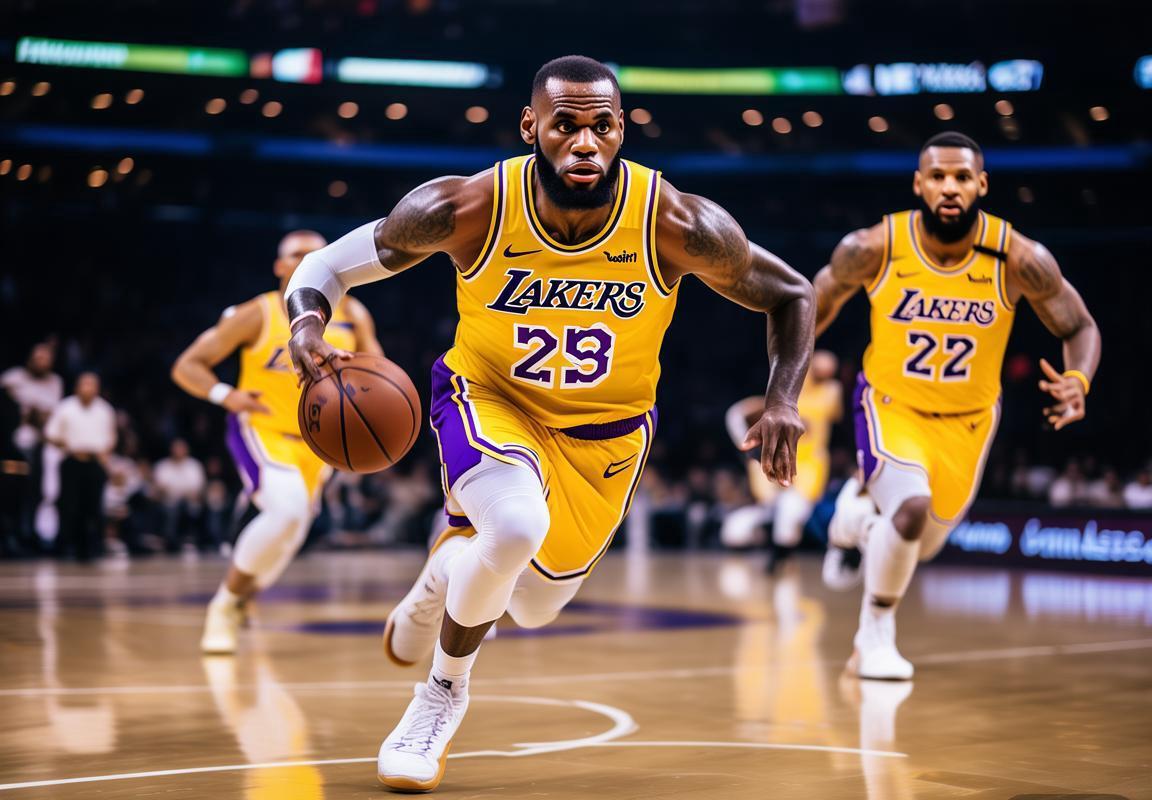 湖人队运动革新：勒布朗·詹姆斯快攻得分领跑联盟，40岁老将再定义篮球巅峰